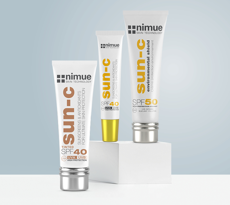 Nimue's Sun C is a range of specialised sun protection products.